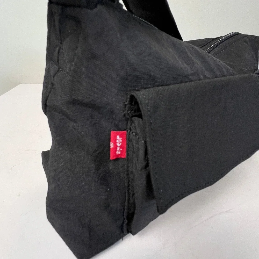Levi's Crossbody Bag Unisex OS Black Utility Cargo Shoulder Bag Streetwear